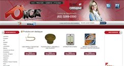 Desktop Screenshot of orcadistribuidora.com.br